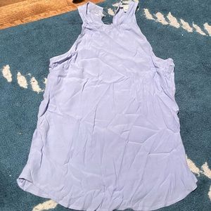 JCrew periwinkle blouse tank
